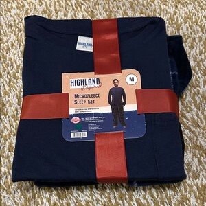 Highland Originals Navy Microfleece Sleep Set
